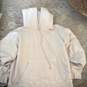 Light Pink Aritzia TNA Sweatfleece hoodie